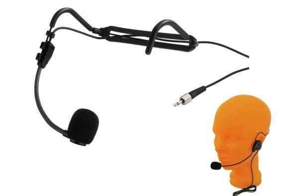 Headset Kopfbügelmikro mit 3,5mm Klinkestecker verriegelbar