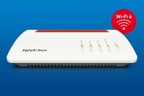 FritzBox 7590AX ADSL2+ Router Fon WLAN TK VoIP VDSL Router mit WIFI6 Mesh