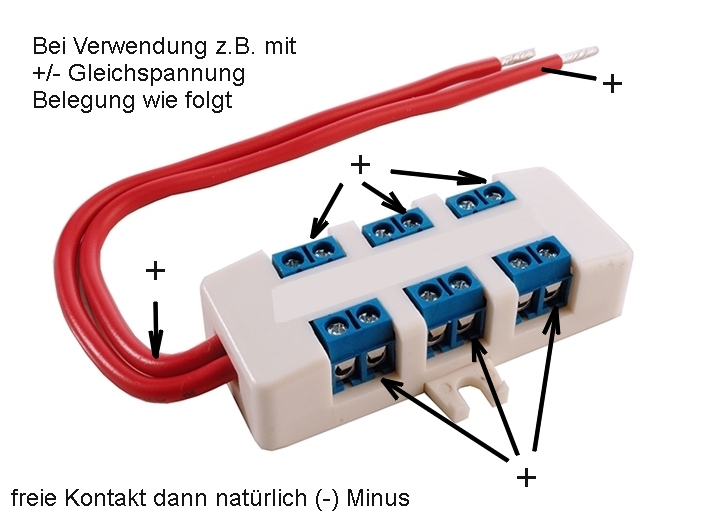 ATC Flachsicherung Sicherungshalter Stromverteiler mit Status LED 6-fach 12v 24V 
