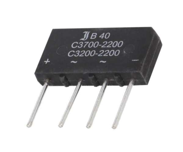 Gleichrichter bis 3,7A 40V +/ac/ac/- RM10-RM7,5 B40C3700