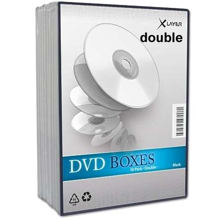 DVD CD Hülle Leerhüllen DVD Double Cases 10-Pack