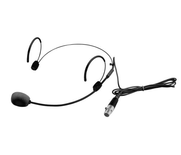 Headset Kopfbügelmikro mit 3pol Mini-XLR Stecker verriegelbar