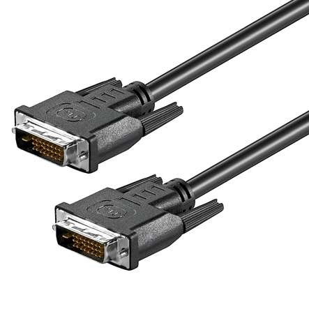 5m DVI Kabel 2xDVI-D Stecker DVI-24+1pol (HQ)
