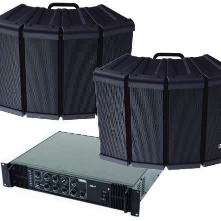 Freiflächen Lautsprecheranlage Set-10 (3-teilig)