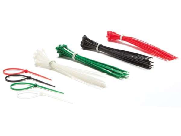 Kabelbinder 160mm x 2,5mm 4-Farben 100er Pack