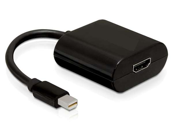 Medienkonverter Adapter Mini DisplayPort auf HDMI Buchse - DP to HDMI