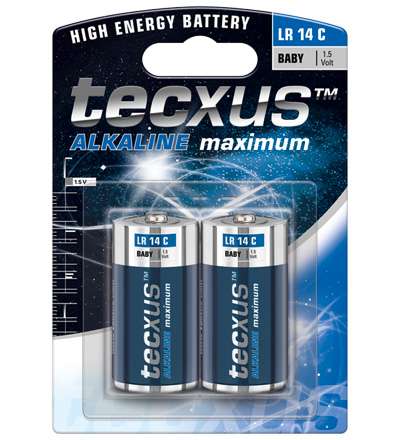 Baby Batterie 1,5V Alkaline UM2 LR14 C-Zelle -- 2er Pack --