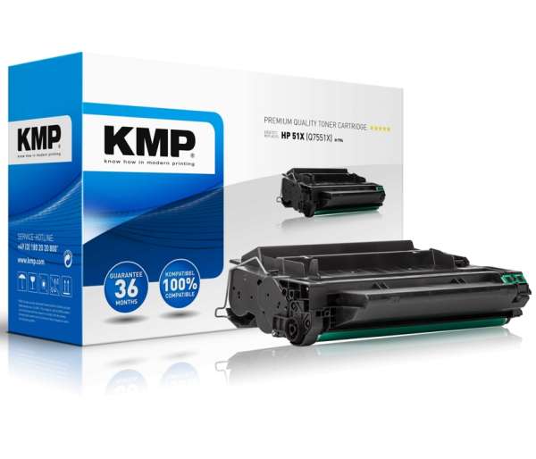 Toner KMP H-T94 für HP LaserJet ersetzt HP 51X Q7551X Big 13000 Seiten