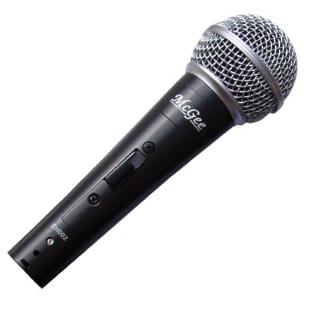 McGEE  PROFI-MIKROFON dynamisches Mikrofon Metallgehäuse professionell