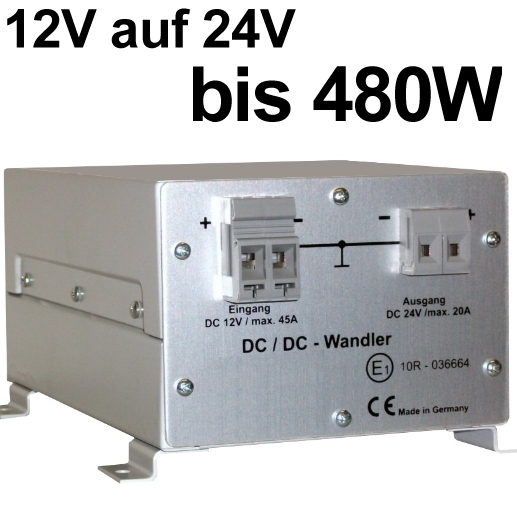 Spannungswandler 24V -> 12V AHK Anbau – PAC Motors GmbH