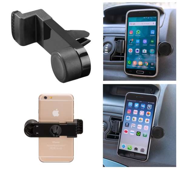Handyhalter fürs Lüftungsgitter im Auto für Smartphone Handy