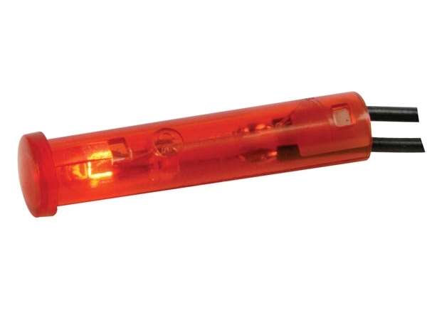 Signallampe Rot 230V Mini 7mm Signalleuchte