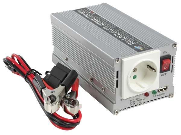 Spannungswandler 24V auf 230V 300W 600Watt DCAC Konverter Wechselrichter
