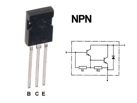 BD333 NPN Transistor Darlington 80V 6A 60W SOT82