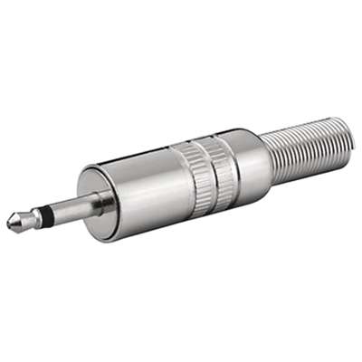 Klinken-Stecker 3,5mm MONO mit Kabelknickschutz Lötanschluss NEU 