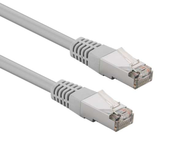 50m LAN Kabel Cat5e Patchkabel Grau FUTP