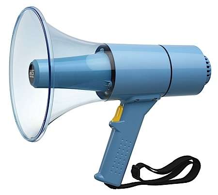 Megafon-Sirenensteuergerät, 7 Kanäle, Funktionen, 100 W, 12 Volt,  wasserdicht, mit integriertem Mikrofon
