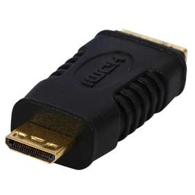 HDMI Adapter 19pol HDMI Buchse auf Mini HDMI Stecker