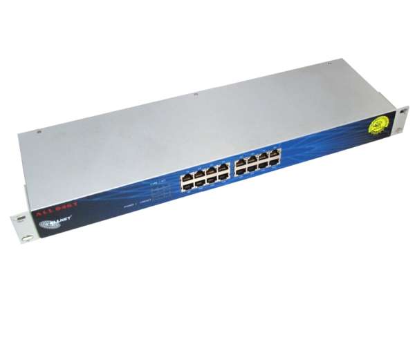 19zoll Switch 16Port LAN 10-100Mbit +++ Gebrauchtgerät +++