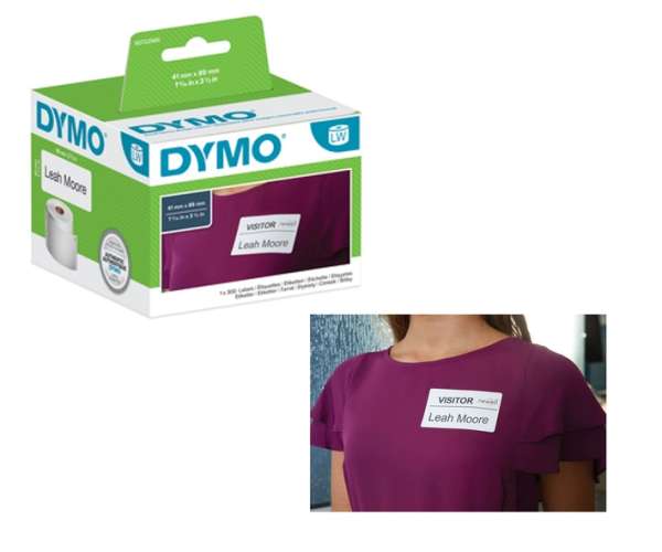 Etiketten 41x89mm 300-Stck auf Rolle für DYMO Etikettendrucker