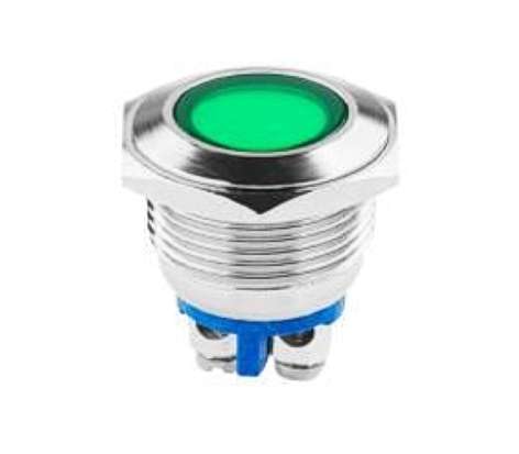 12V LED Signallampe in Grün 18mm Signalleuchte Kontrollbirne
