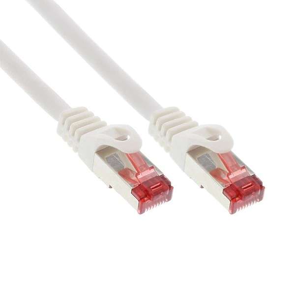 50m LAN Kabel Cat6 Patchkabel Weiss PIMF SFTP