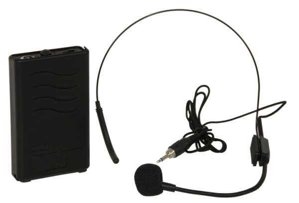 Zubehör Funkmikrofon Headset mit Taschensender 865MHz