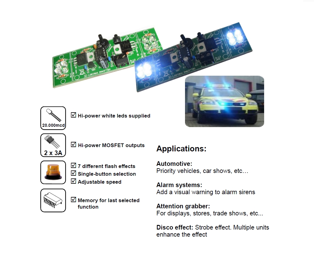 12V LED Stroboskop  Elektronik und Technik bei Henri Elektronik günstig  bestellen