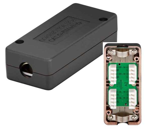 CAT6A Verbindungsbox LAN Verbinder Klemmverteiler Patch LSA Kabelverbinder auch für PoE geeignet