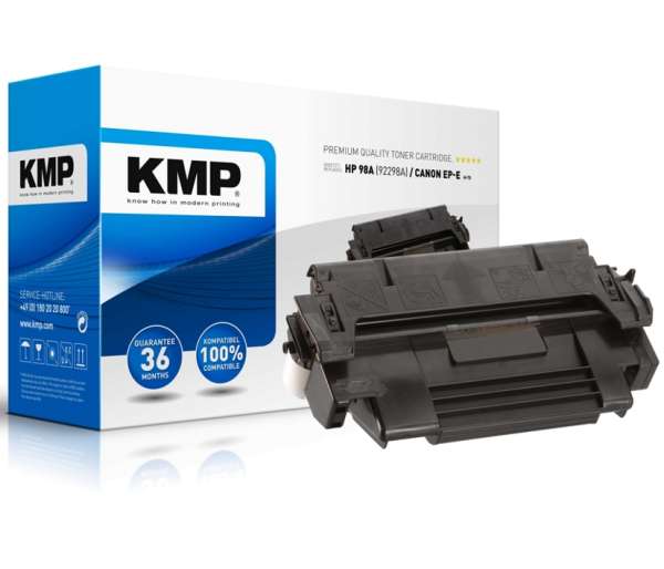 Toner KMP für HP LaserJet 98A 92298A or Canon EP-E or Brother Apple Tally Troy Wincor