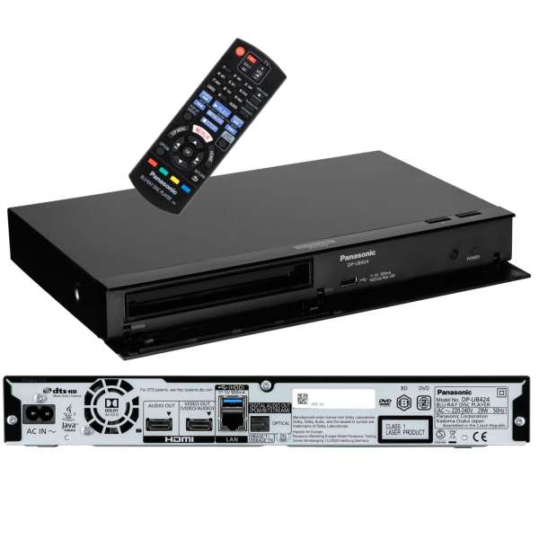 Kombiplayer CD mit DVD und Bluray USB MP3 Audio CD Player HDMI Toslink Out DPUB424
